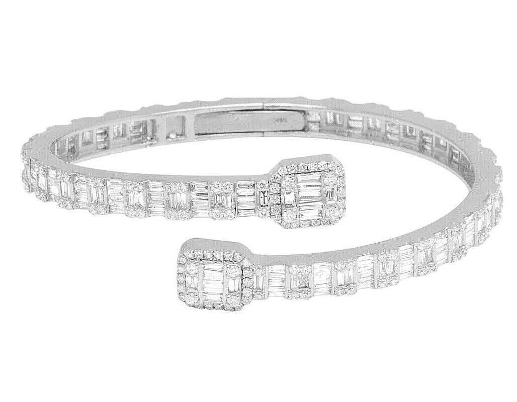 Baguette diamond bracelet